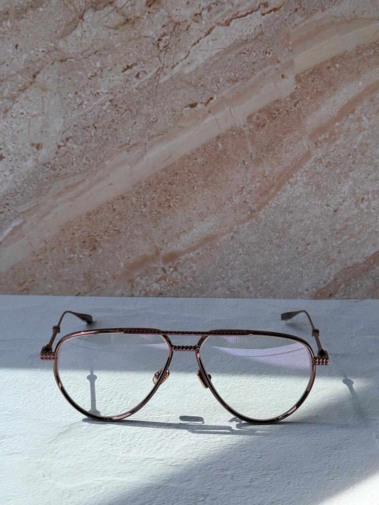 Valentino VLX133-C Rose Gold Aviator Pilot Frames