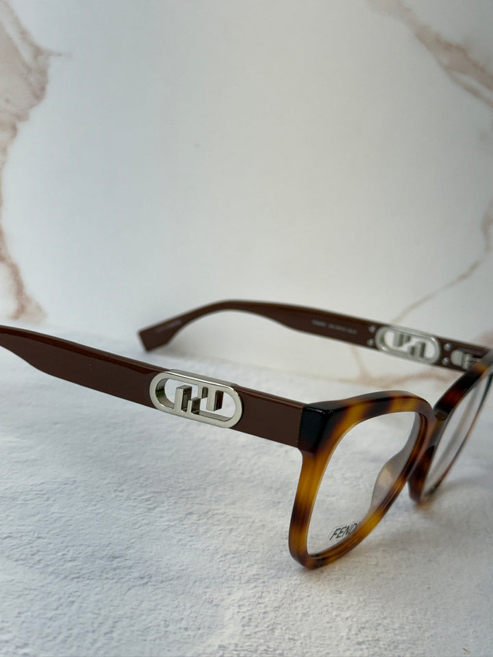 Fendi FE50093I Brown Cat Eye Frames