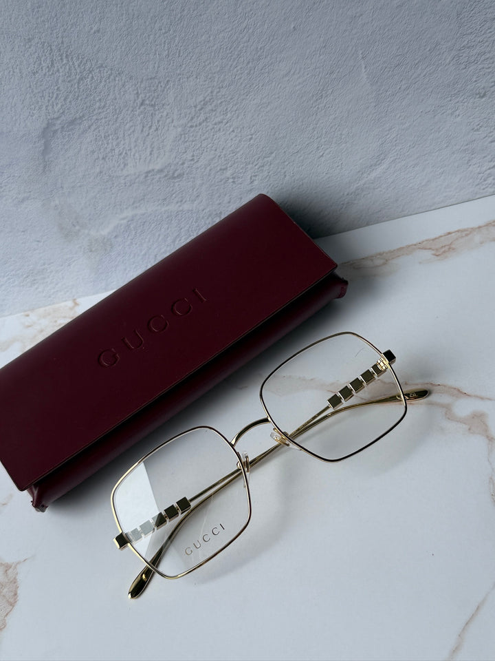 Gucci GG1434O Gold Square Frames