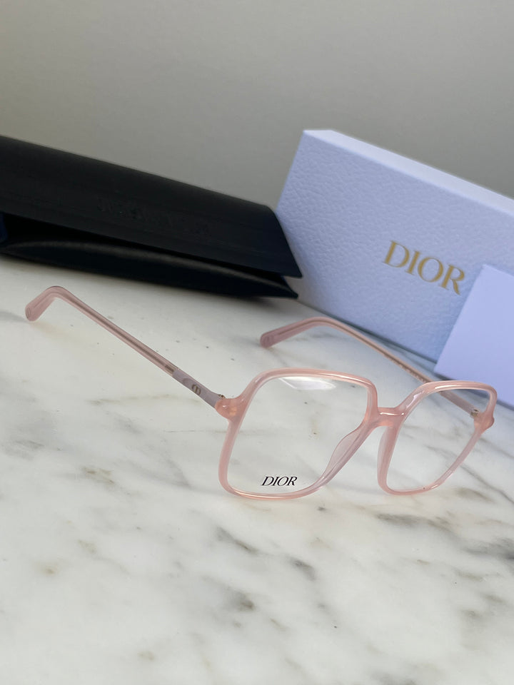 Dior Mini CD O S2I Square Frames in Pink