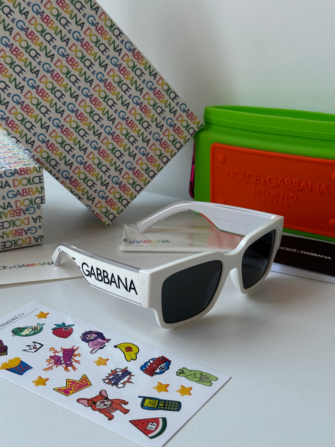 Dolce & Gabbana Kids DX6004 White Sunglasses