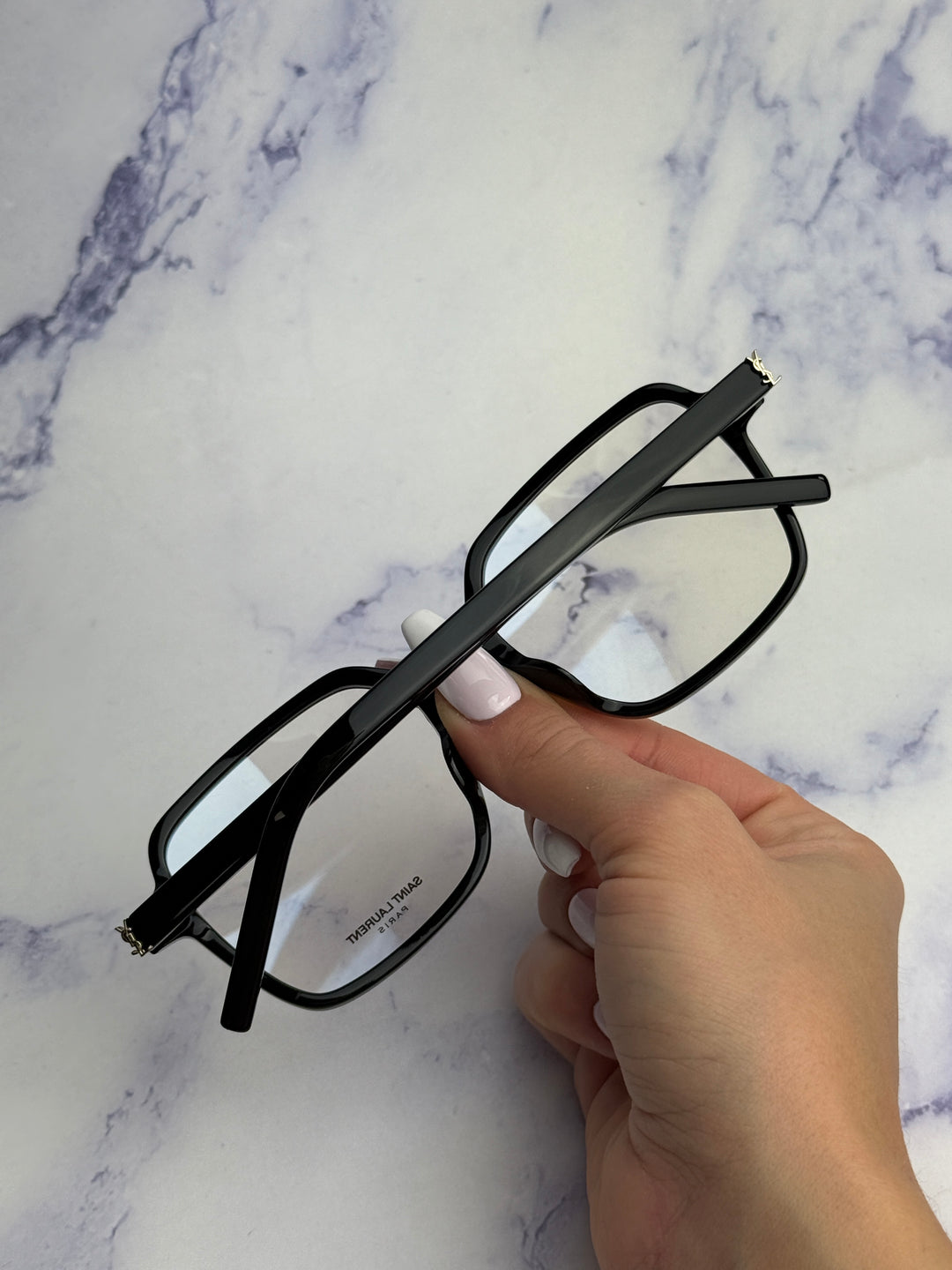 Saint Laurent SLM139 Square Eyeglasses Frames in Black