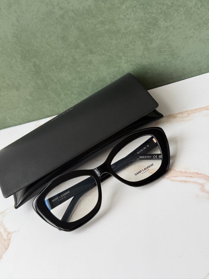 Saint Laurent SL68 Opt Cat Eye Frames in Black