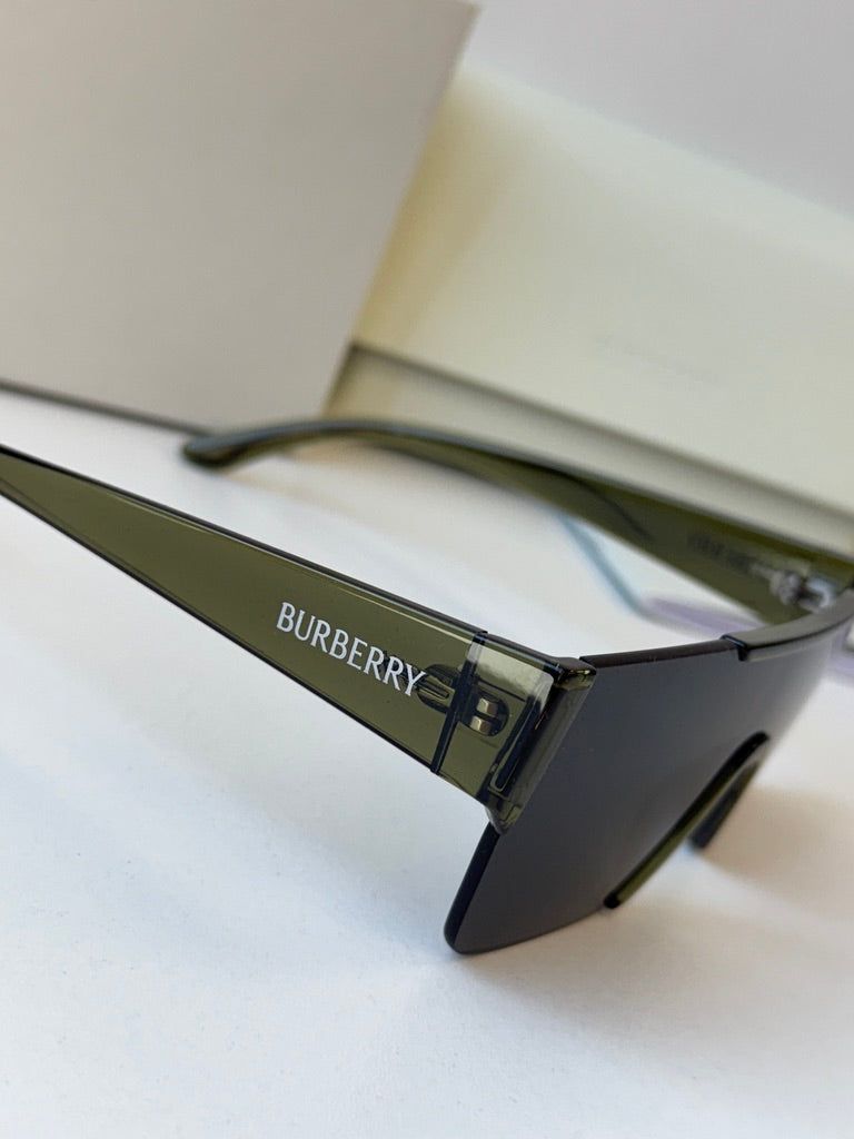 Burberry BE4291 Gafas de sol con escudo espejado en dorado