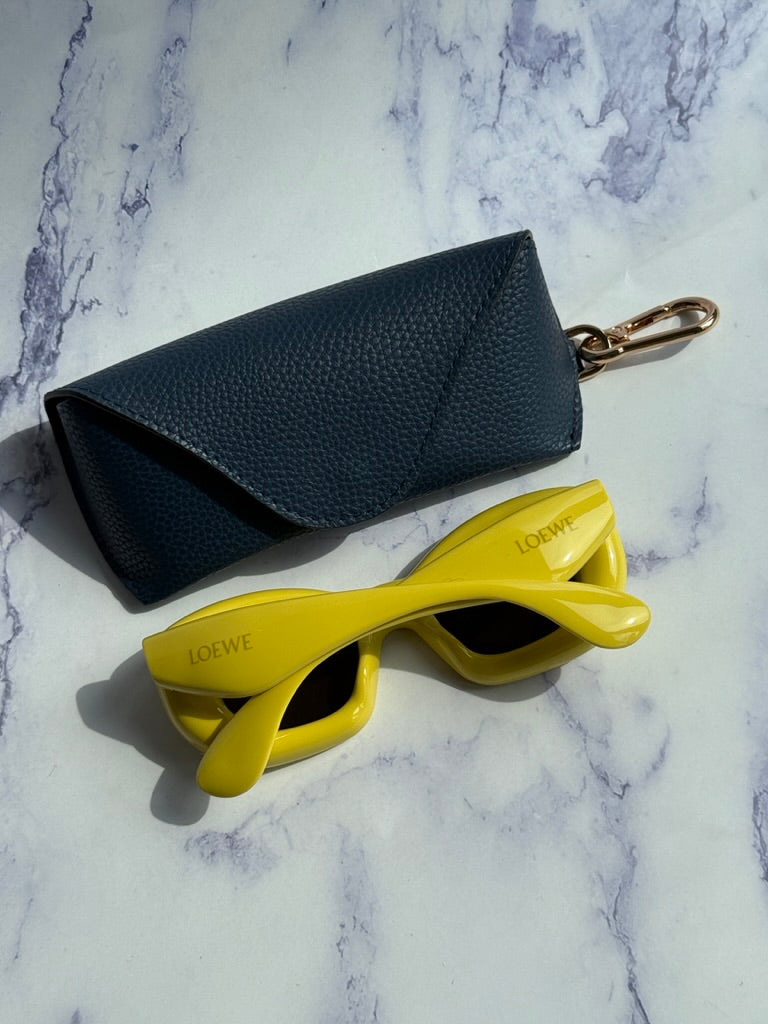 Loewe LW40117I Inflated Sunglasses in Yellow