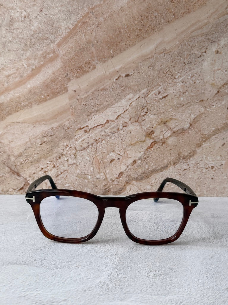 Tom Ford FT5870-B Havana Brown Bluelight Frames