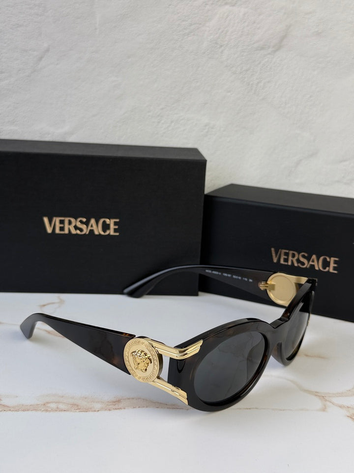 Versace VE4503U Medusa Sunglasses in Havana Brown