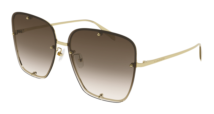 AM0364S Oversized Square Sunglasses in Brown
