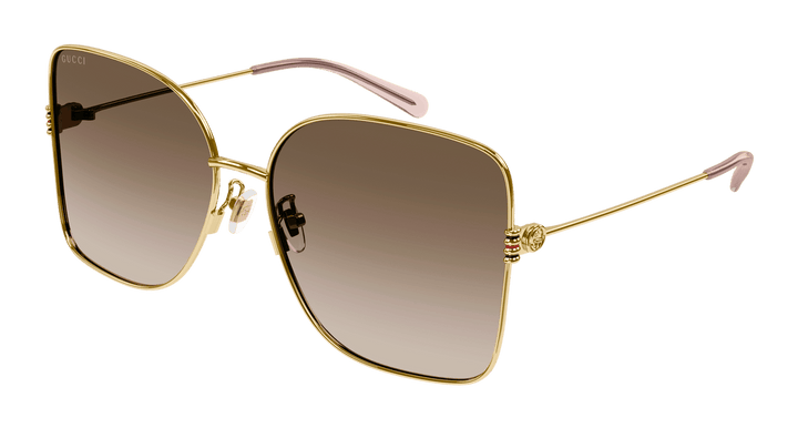 Gucci GG1282SA Gold Square Sunglasses