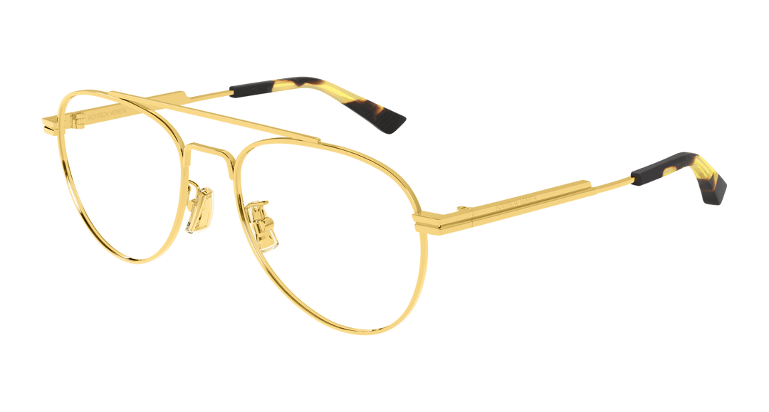 Bottega Veneta BV1340OK Gold Aviator Frames