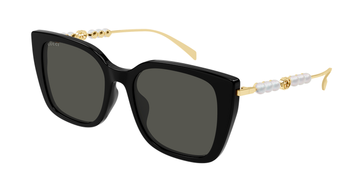 Gucci GG1971SA Square Pearl Sunglasses in Black