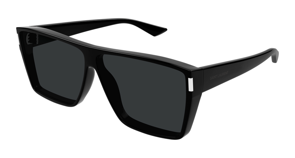 Saint Laurent SL756 Flat Top Sunglasses in Black – Designer  display picture 1