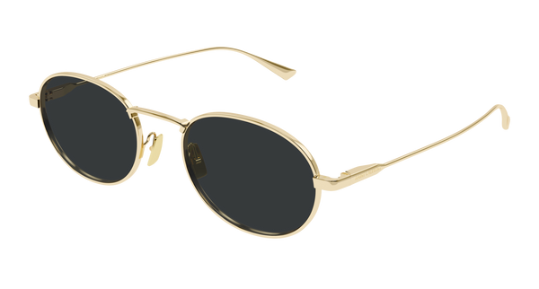 Saint Laurent SL799 Round Metal Sunglasses in Gold | Designer Daydream