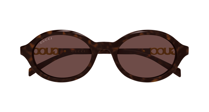 Gucci GG2153S Oval Sunglasses in Havana Brown