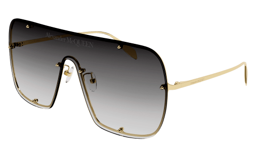 Alexander McQueen AM0362S Oversized Studded Mask Sunglasses