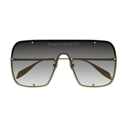 Alexander McQueen AM0362S Oversized Studded Mask Sunglasses