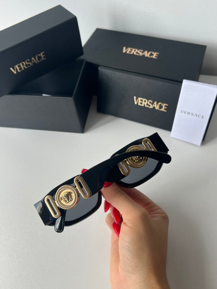 Versace VE4361 Gafas de sol Biggie en oro negro