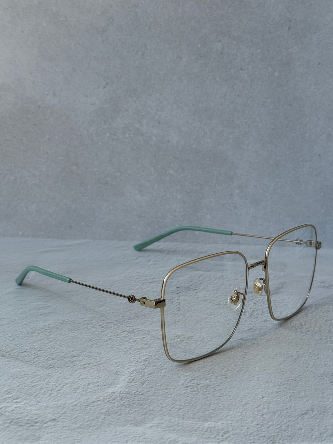 Gucci GG0445O Eyeglasses Frames in Gold Blue