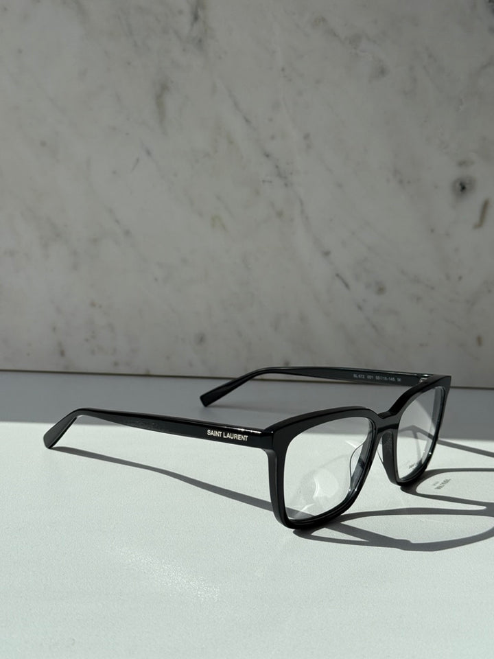 Saint Laurent SL672 Eyeglasses Frames in Black