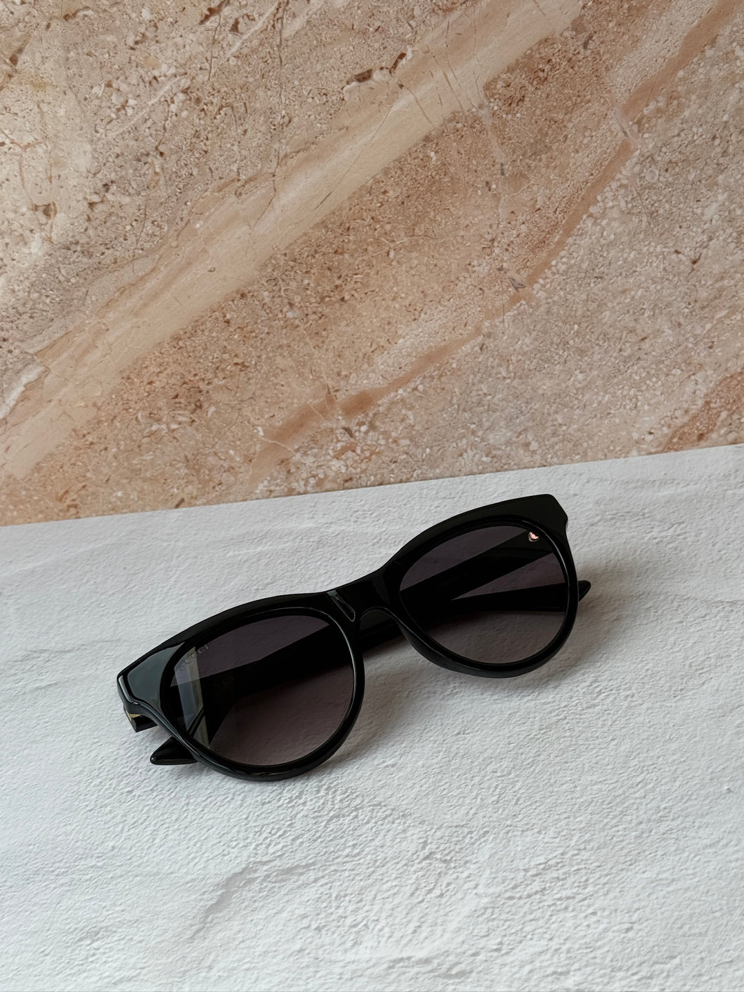 Gucci GG0763S Marmont Cat Eye Sunglasses in Black
