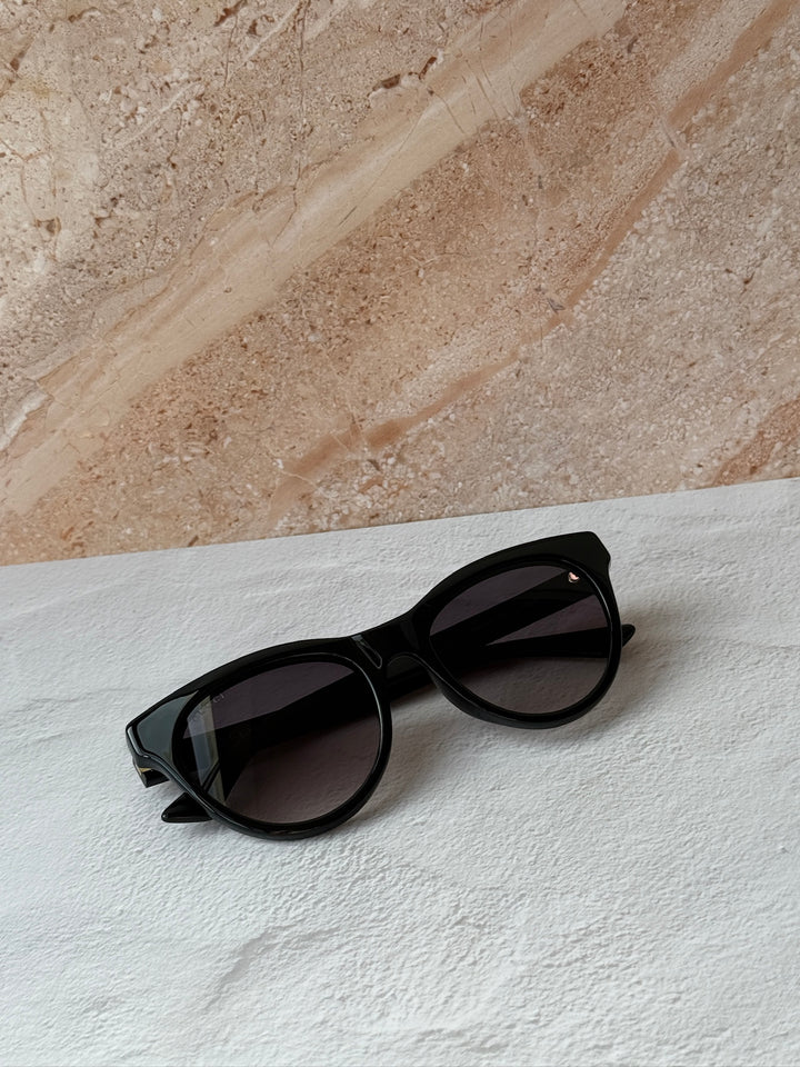 Gucci GG0763S Marmont Cat Eye Sunglasses in Black