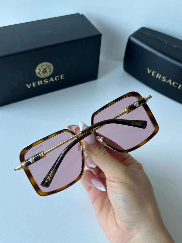 Versace VE2261 Sunglasses in Brown Pink