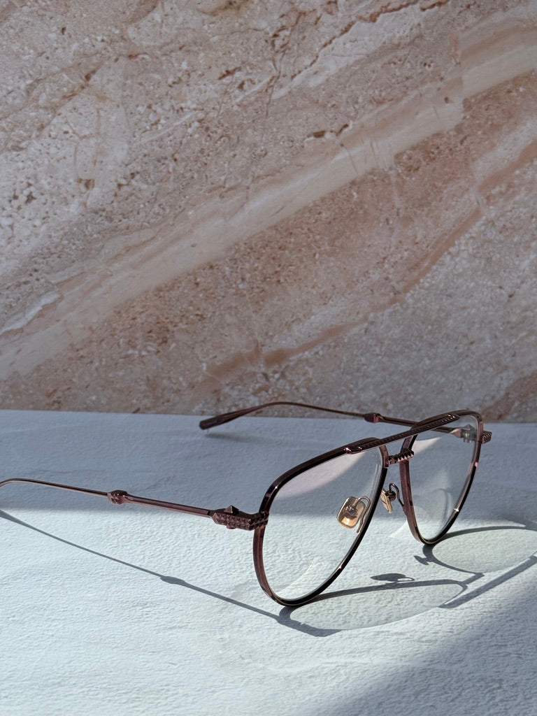 Valentino VLX133-C Rose Gold Aviator Pilot Frames