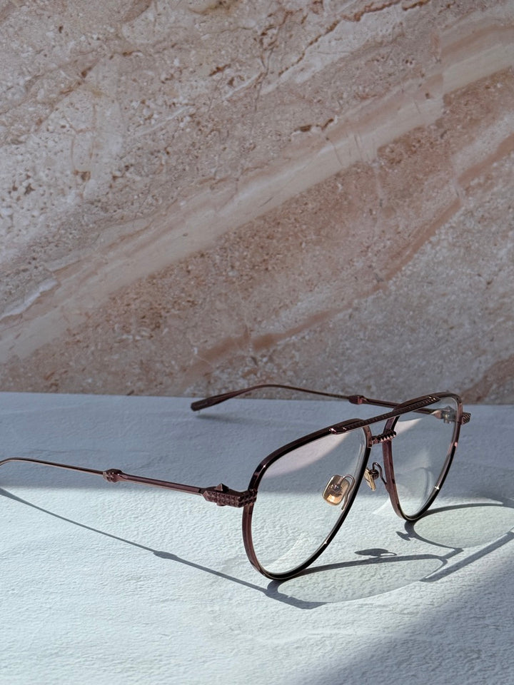 Valentino VLX133-C Rose Gold Aviator Pilot Frames