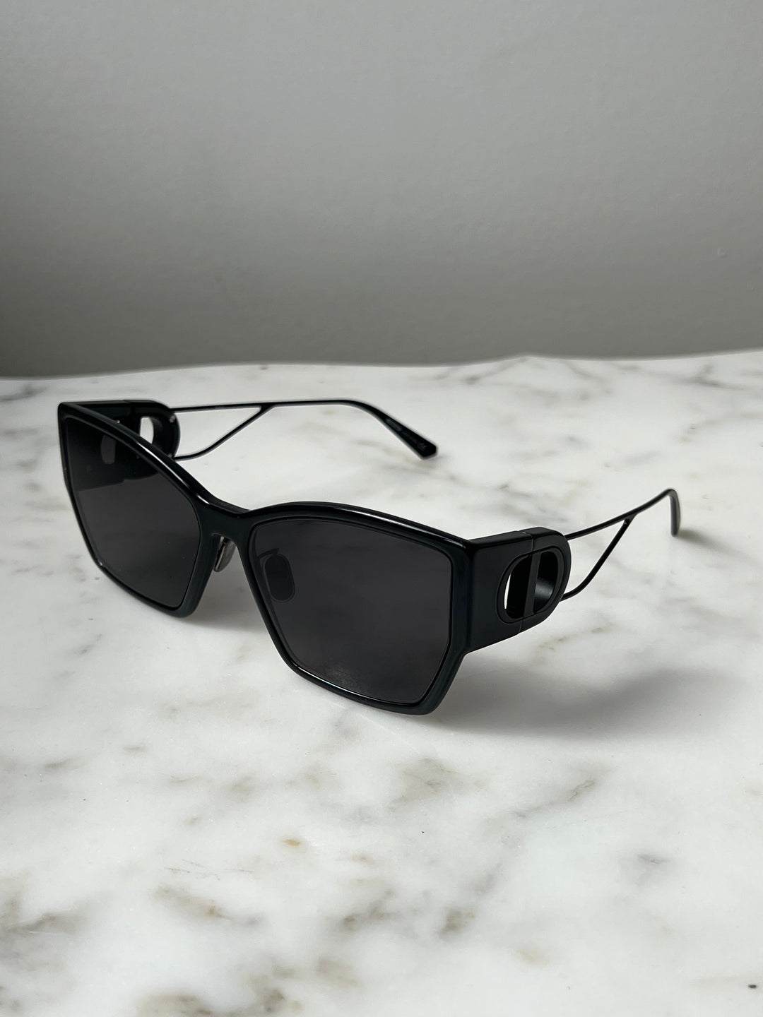 Dior black cat eye sunglasses on sale