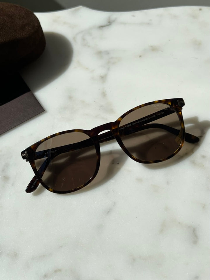 Tom Ford Ansel TF858 Sunglasses in Polarized Brown