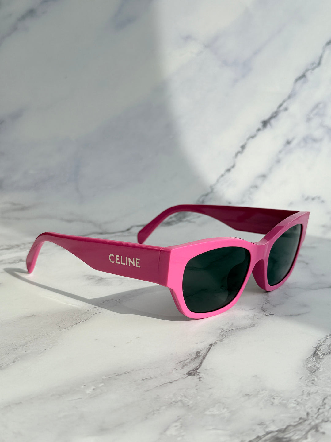Celine CL40197U Hot Pink Logo Sunglasses