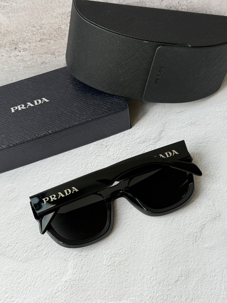Prada PR C04S Butterfly Sunglasses in Black