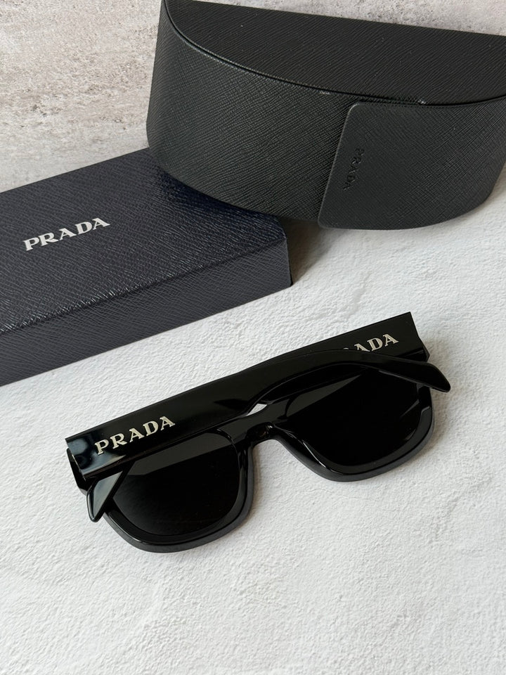 Prada PR C04S Butterfly Sunglasses in Black