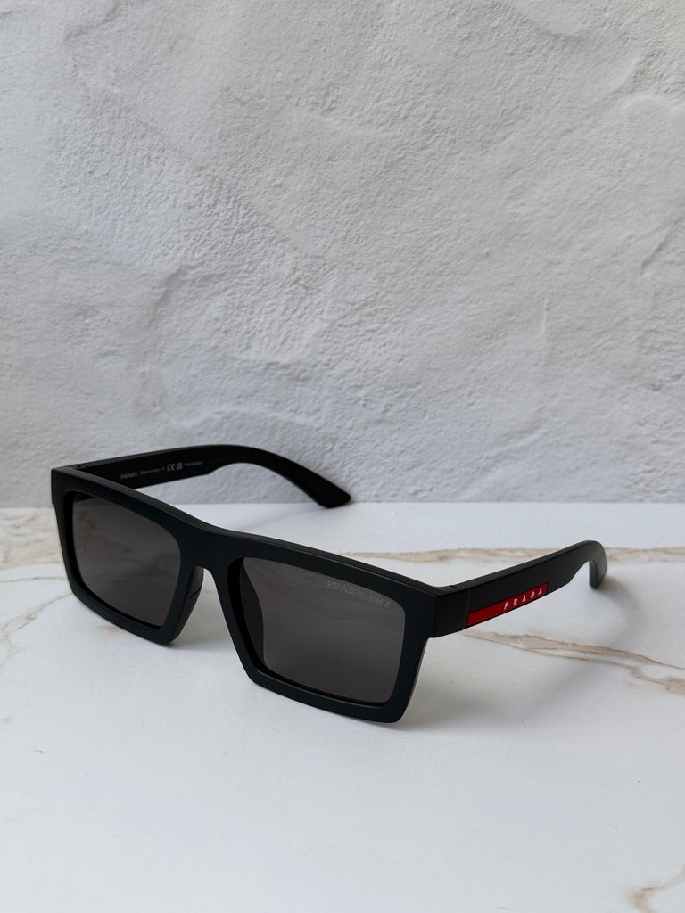 Prada Sport PS A07S Sunglasses in Black Polarized
