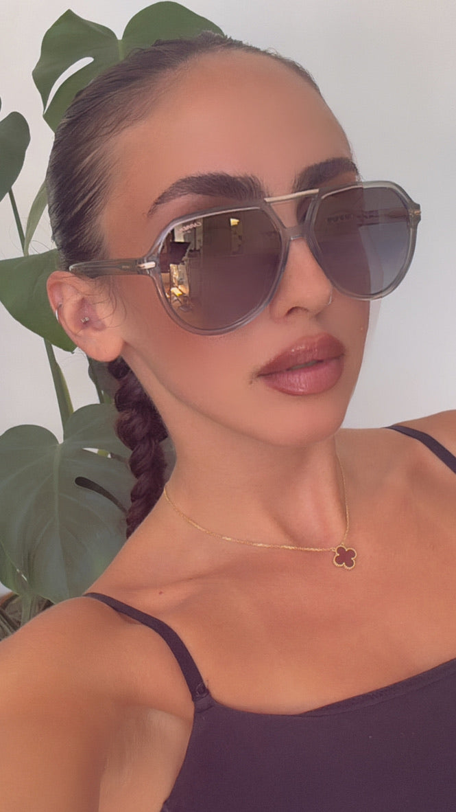 Carrera 315/S Aviator Sunglasses in Transparent Grey Mirror