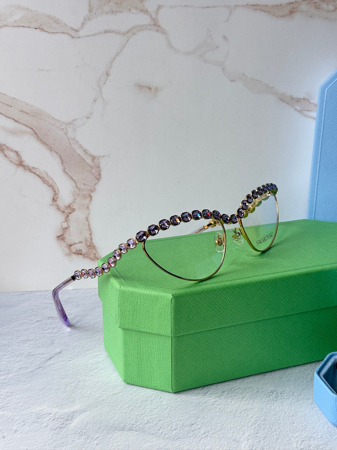 Swarovski SK1030 Crystal Cat Eye Eyeglasses Frames