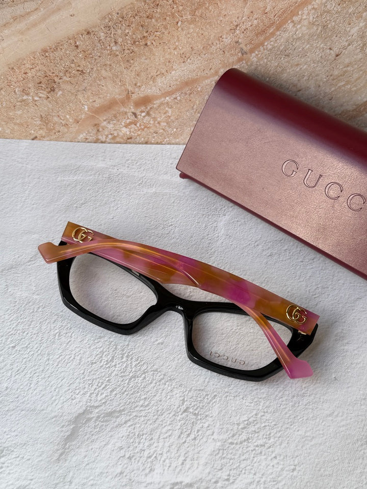 Gucci GG1334O Cat Eye Frames in Black Orange
