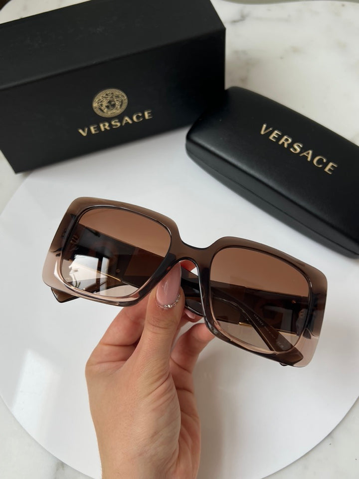 Versace VE4405 Gafas de sol cuadradas en marrón degradado