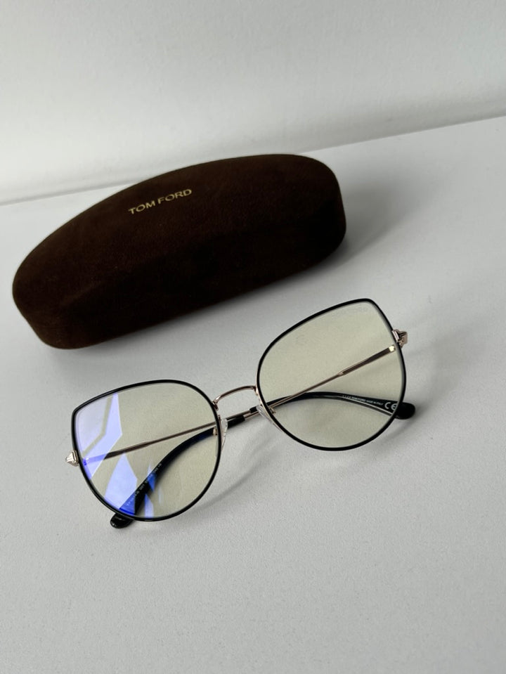 Tom Ford FT5768-B Marcos de luz azul marrón