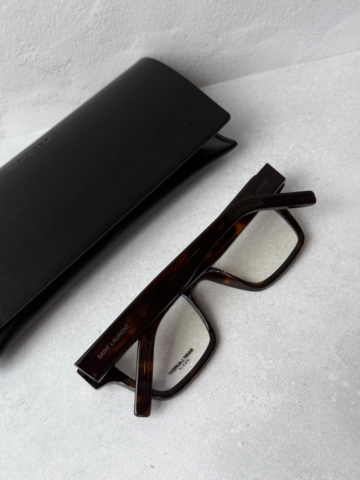 Saint Laurent SL469 Opt Eyeglasses Frames in Havana Brown