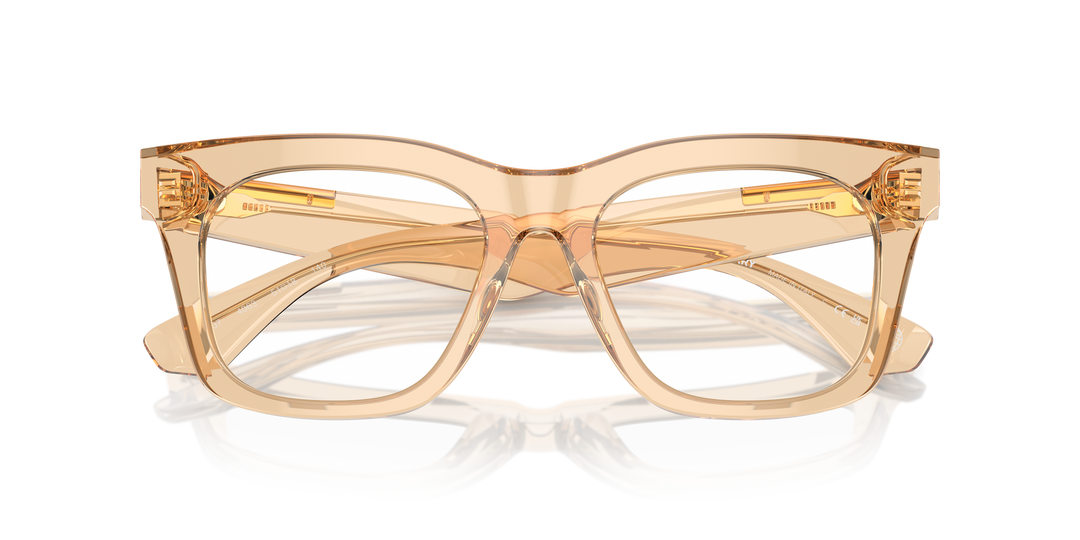 Burberry BE1378D Marcos cuadrados de metal dorado Quincy