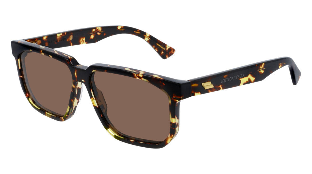 Bottega Veneta BV1033S Brown Square Sunglasses – Designer Daydream