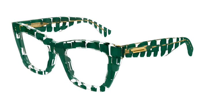 Bottega Veneta BV1215O Green Braided Frames