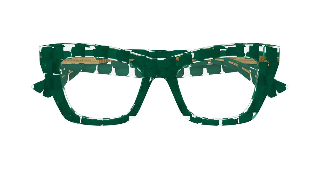 Bottega Veneta BV1215O Green Braided Frames