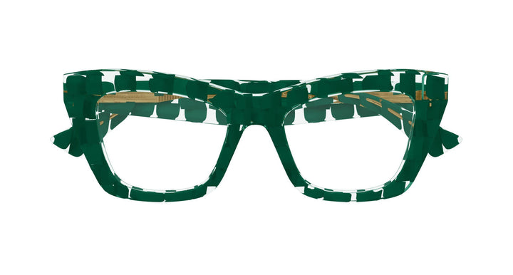 Bottega Veneta BV1215O Green Braided Frames