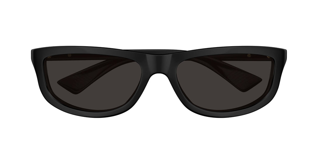 Bottega Veneta BV1327S Wrap Sunglasses in Black
