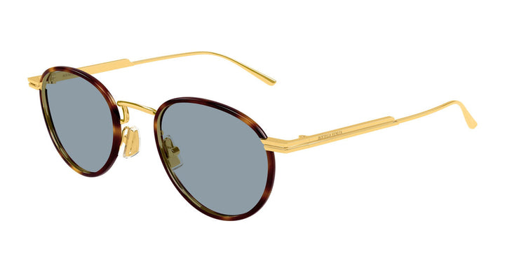 BV1389S Round Sunglasses in Havana Blue