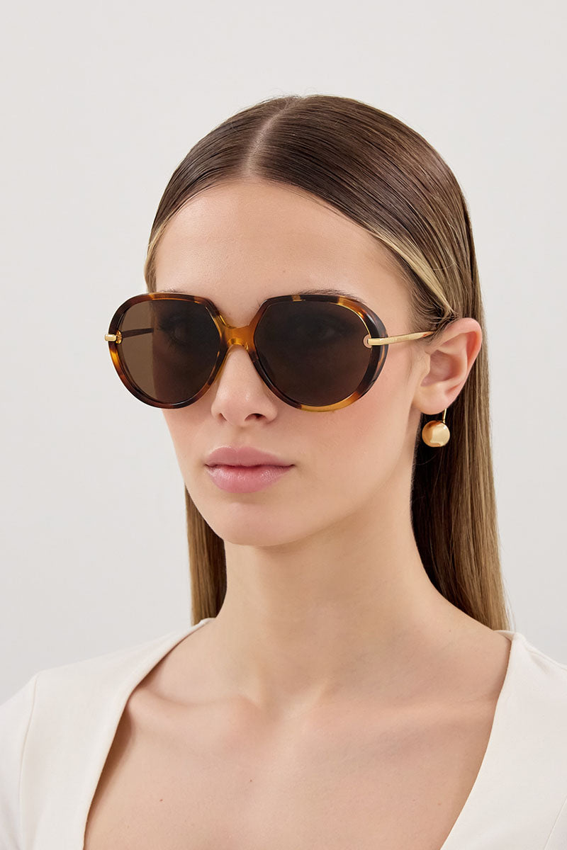 Bottega Veneta BV1436S Drop Earring Sunglasses