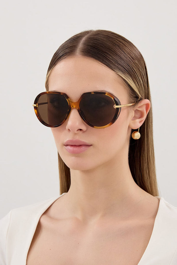 Bottega Veneta BV1436S Drop Earring Sunglasses