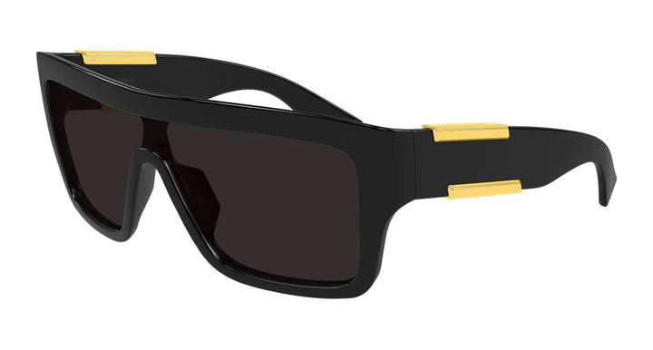 Bottega Veneta BV1451S Black Mask Sunglasses